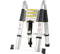 Лестница стремянка телескопическая WORKY стальная 1,7/3,4м, 4/8 ступеней ARD259949