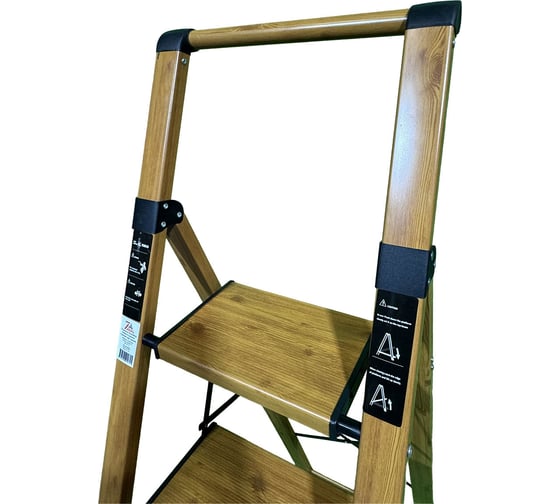 Стремянка алюминиевая SevenBerg Calipso 5 широких ступеней цвет дерево Calipso-5 wood