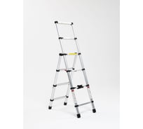 Лестница стремянка телескопическая WORKY 6+4 ступеней 1,7м + 1,1м ARD259940