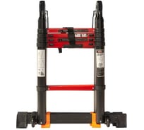 Лестница-стремянка телескопическая WORKY BLACK 3,2м/6,4м, 9 ступеней, ARD260081