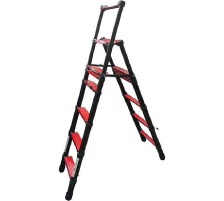 Стремянка телескопическая WORKY МИ ПРОФИ 6+7 ступ. (1.7м+2.0м) ARD260049