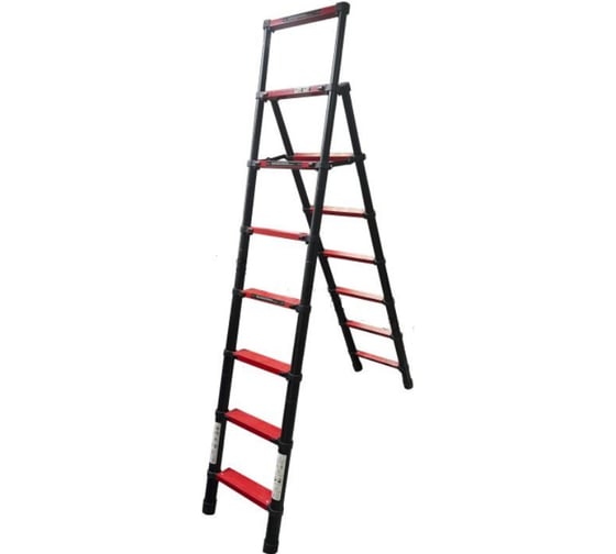 Стремянка телескопическая WORKY МИ ПРОФИ 7+8 ступ. (2.0м+2.3м) ARD260050
