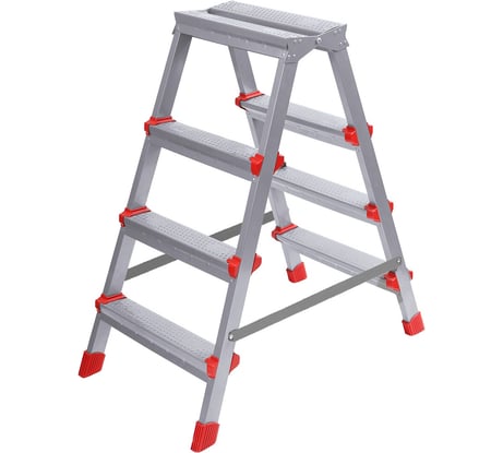 Лестница-стремянка двусторонняя OVK HOME Haushalt ННДС4