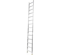 Алюминиевая односекционная приставная лестница Алюмет 14 широких ступеней НК1 5114