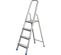 Стремянка алюминиевая Политех 4 ступени 8060104