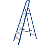 Стремянка стальная Политех с алюминиевыми ступенями, 6 ступеней 8060036