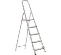 Алюминиевая стремянка TDM ELECTRIC СА5 Народная 5 ступеней, усиленный профиль SQ1028-0104