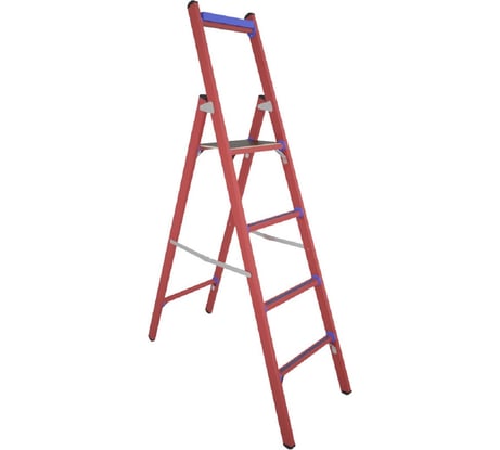 Диэлектрическая стеклопластиковая стремянка с симметричной опорой Антиток ССД-1.5 Е 282078