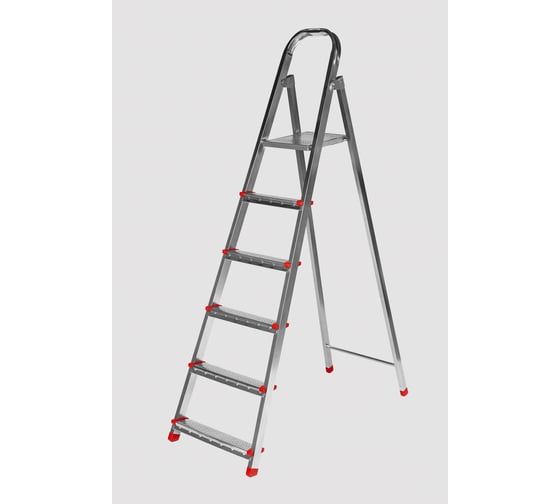 Стремянка металическая оцинкованная Variant 6 ступеней М6006