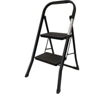 Стремянка стальная GEVA TRADE GEVA ШИРОКАЯ BLACK 2 ступени WK6018J-2A-BLACK
