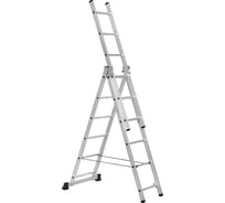 Алюминиевая трехсекционная лестница Variant 3х6 SC 3006