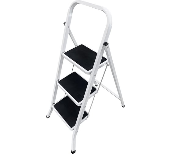 Стальная стремянка LadderBel 3 ступени с антискользящим покрытием STR-ST-3WSRM 1