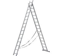 Двухсекционная алюминиевая лестница SMARTY 2х15 SN011-215