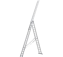 Трёхсекционная алюминиевая лестница SMARTY 3х18 SN011-318