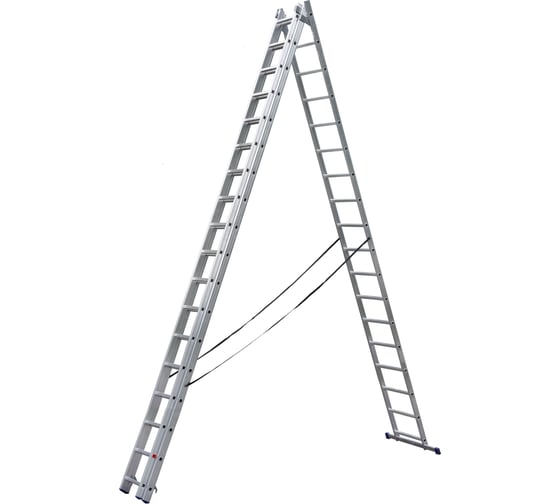 Трёхсекционная алюминиевая лестница SMARTY 3х18 SN011-318