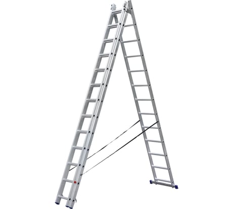 Трёхсекционная алюминиевая лестница SMARTY 3х13 SN011-313