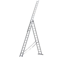 Трёхсекционная алюминиевая лестница SMARTY 3х15 SN011-315