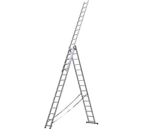 Трёхсекционная алюминиевая лестница SMARTY 3х15 SN011-315