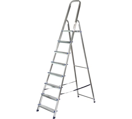 Алюминиевая стремянка SMARTY Alpha 8 ступеней SN021-08