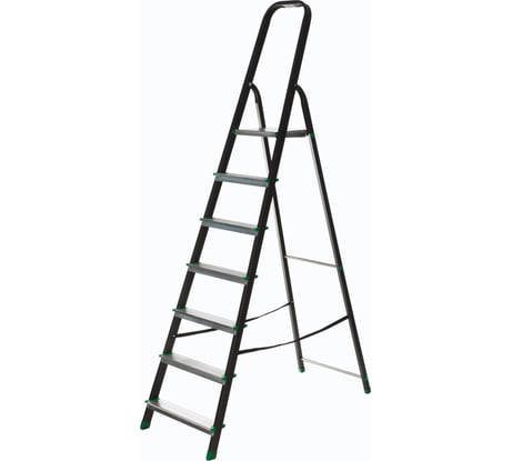 Стальная стремянка с алюминиевой ступенью SMARTY Combi 7 ступеней SN023-07