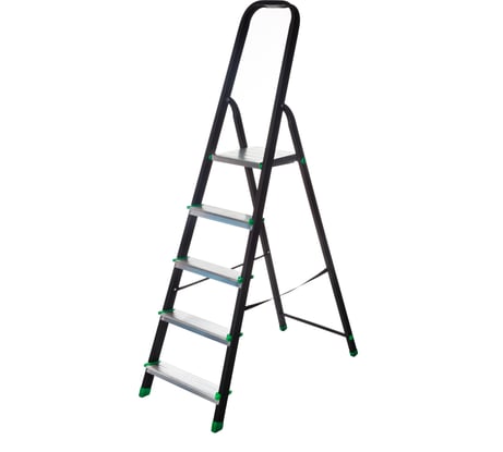 Стальная стремянка с алюминиевой ступенью SMARTY Combi 5 ступеней SN023-05