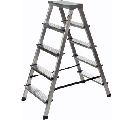 Алюминиевая двухсторонняя стремянка SMARTY Alpha Duo 5 ступени SN026-05