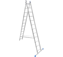 Алюминиевая двухсекционная лестница LadderBel 12 ступеней LS212 18316645