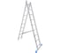 Алюминиевая двухсекционная лестница LadderBel 9 ступеней LS209 1