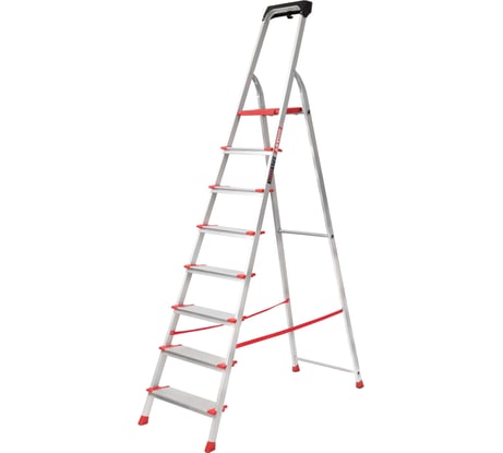 Стремянка Gigant анодированные боковины, 8 ступеней, PROFI AAA-06