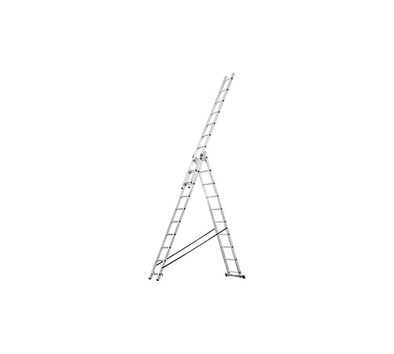 Трёхсекционная алюминиевая лестница SMARTY 3x12 SN011-312 1