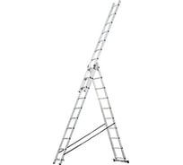 Трёхсекционная алюминиевая лестница SMARTY 3x14 SN011-314
