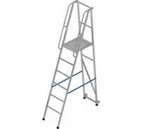 Лестница-платформа MEGAL фиксированной высоты - ЛПФВА Н=1.5-3 передвижная 040603