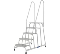 Монтажная подставка MEGAL (тип 1) 5 ступеней с двумя поручнями 050405