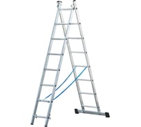 Лестница ООО "ЛУЧ" 2-секционная алюминиевая АЛ 2x8 П60