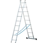 Лестница ООО "ЛУЧ" 2-секционная алюминиевая АЛ 2x9 П60