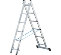 Лестница ООО ЛУЧ 2-секционная алюминиевая АЛ 2х 6 П60