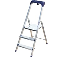 Стремянка алюминиевая с пластиковым органайзером Алюмет 3 ст., арт AM703AK011