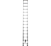 Лестница телескопическая Scheppach алюминий, бытовая 4.4 (15 ступеней) Sch-UP440(65701)