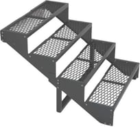 Крыльцо к дому АрсеналЪ 4 ступени ПВЛ (уличная лестница, приступок) серия ARSENAL AVANT мод. . AR18V3457O9-06