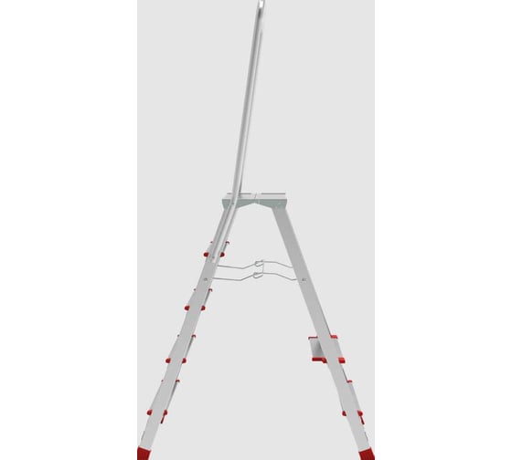 Стремянка алюминиевая Новая Высота NV 3136, 1x5 ступенией, 80 мм, 350x260 мм, дуга безопасности 800 мм 3136105