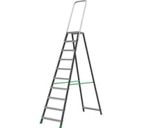 Стремянка Новая Высота ст./ал. NV 2136, 1x10 ступ. 80 мм, пл. 350x260 мм, дуга безоп. 800 мм 2136110