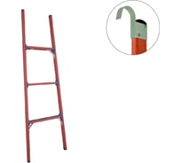 Стеклопластиковая приставная диэлектрическая лестница Антиток крюки ЛСПД-1.5 К 471526
