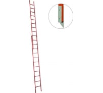 Диэлектрическая стеклопластиковая приставная, раздвижная лестница Антиток мягкий грунт ЛСПРД-7.0 Евро Мг 471579