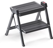 Складная стремянка для кухни ALVEUS Step-Fix, антрацит Hailo 4410001