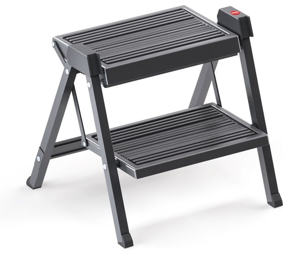 Складная стремянка для кухни ALVEUS Step-Fix, антрацит Hailo 4410001