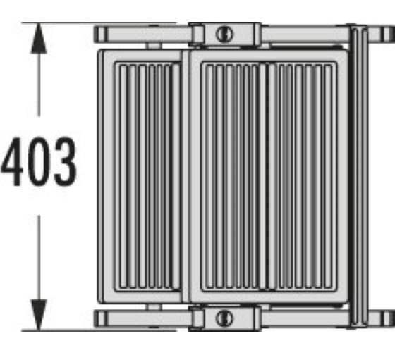 Складная стремянка для кухни ALVEUS Step-Fix, антрацит Hailo 4410001