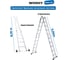 Лестница-стремянка WORKY 4x7 трансформер, высота 8, 1 м. , ARD260550 6