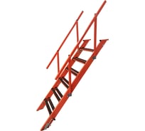 Трап диэлектрический стеклопластиковый Диэлектрик ТД-2,1дп (длина 2,1 метра, высота 1,5 метра, с двумя складными поручнями) Д471646