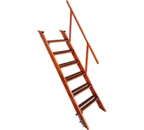 Трап диэлектрический стеклопластиковый Диэлектрик ТД-2,1оп (длина 2,1 метра, высота 1,5 метра, с одним складным поручнем) Д471645