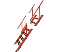 Трап диэлектрический стеклопластиковый Диэлектрик ТД-2,4дп (длина 2,4 метра, высота 1,7 метра, с двумя складными поручнями). Д471652